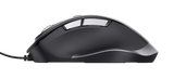 Mouse Trust Fyda cu fir, optic, interfata USB 2.0 rezolutie maxima 5000 DPI, 6 butoane, negru