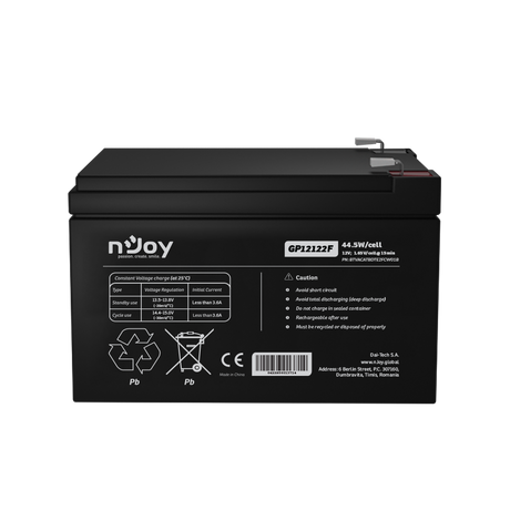 ACUMULATOR NJOY GP12122F 12V