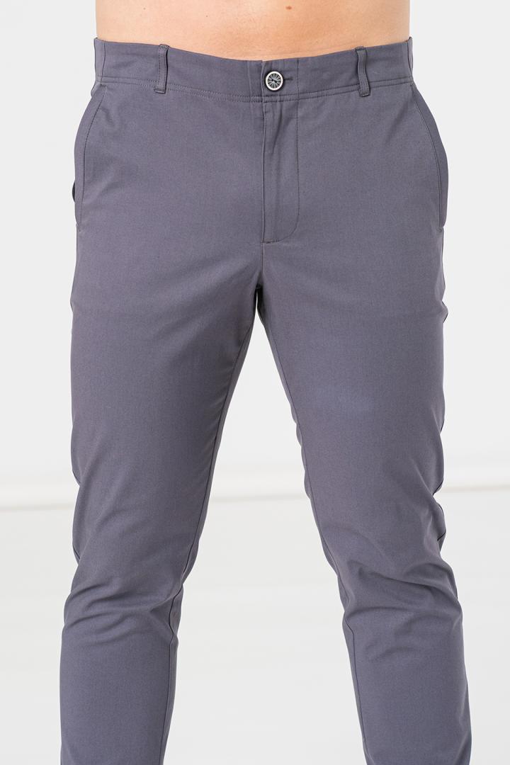 PANTALONI LUNG CASUAL BARBATI  GREY M