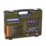 HR TRUSA 108 PIESE  1/4"&1/2" CR-V