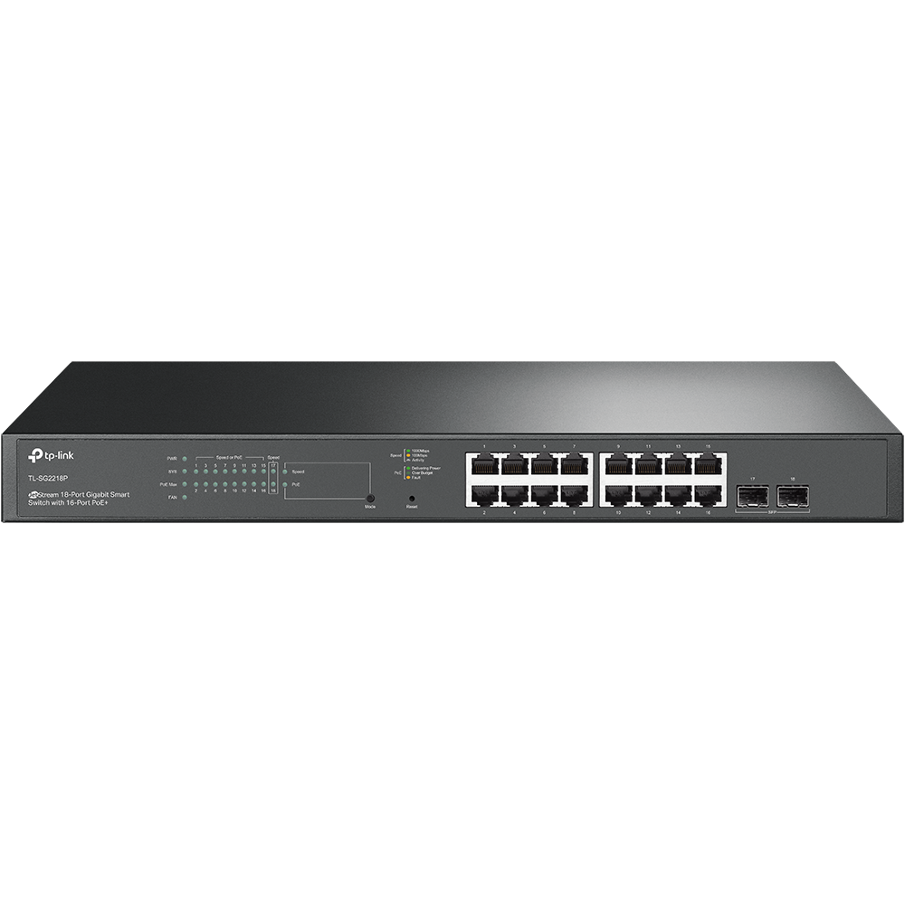 Switch TP-Link TL-SG2218P, Gigabit, 16, PoE