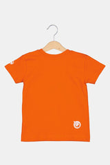 TRICOU  CERB FAMILIE COPII ORANGE-8
