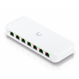 UBIQUITI 8 PORT GBE SWITC USW-ULTRA, dimensiuni: 203 x 76 x 33 mm, Greutate: 320g, Interfata: 8 x 10/100/1000Mbps, 7 porturi POE, Capacitate Switch: 16Gbps, Buget POE 42W.