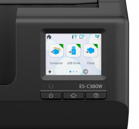 Scanner EPSON ES-C380W, A4, Automat, Sheetfed, USB + WLAN