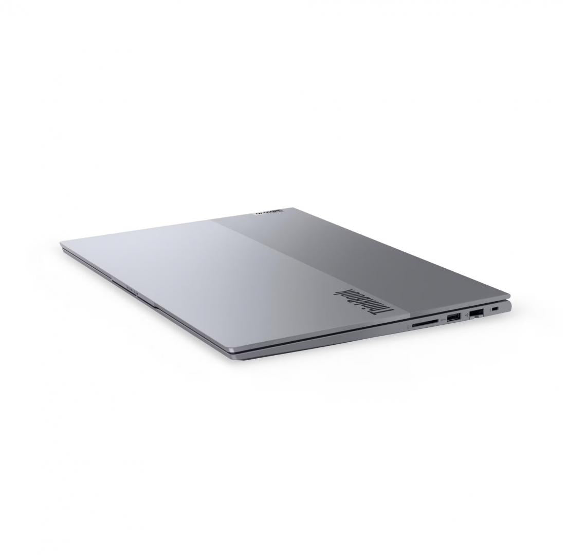 Laptop de business LENOVO ThinkBook 16 Gen 7, cu procesor Ryzen 3 7335U, 16'' WUXGA, 16GB, 512GB SSD, AMD Radeon 660M, Windows 11 Pro, 3 ani Garantie
