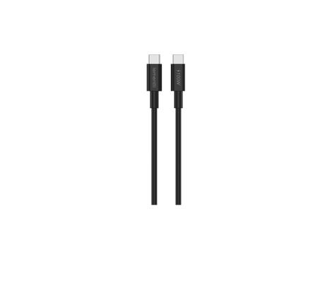 Cablu Lemontti Fast Charge Type-C la Type-C, PD, 100W, lungime 2m, Negru