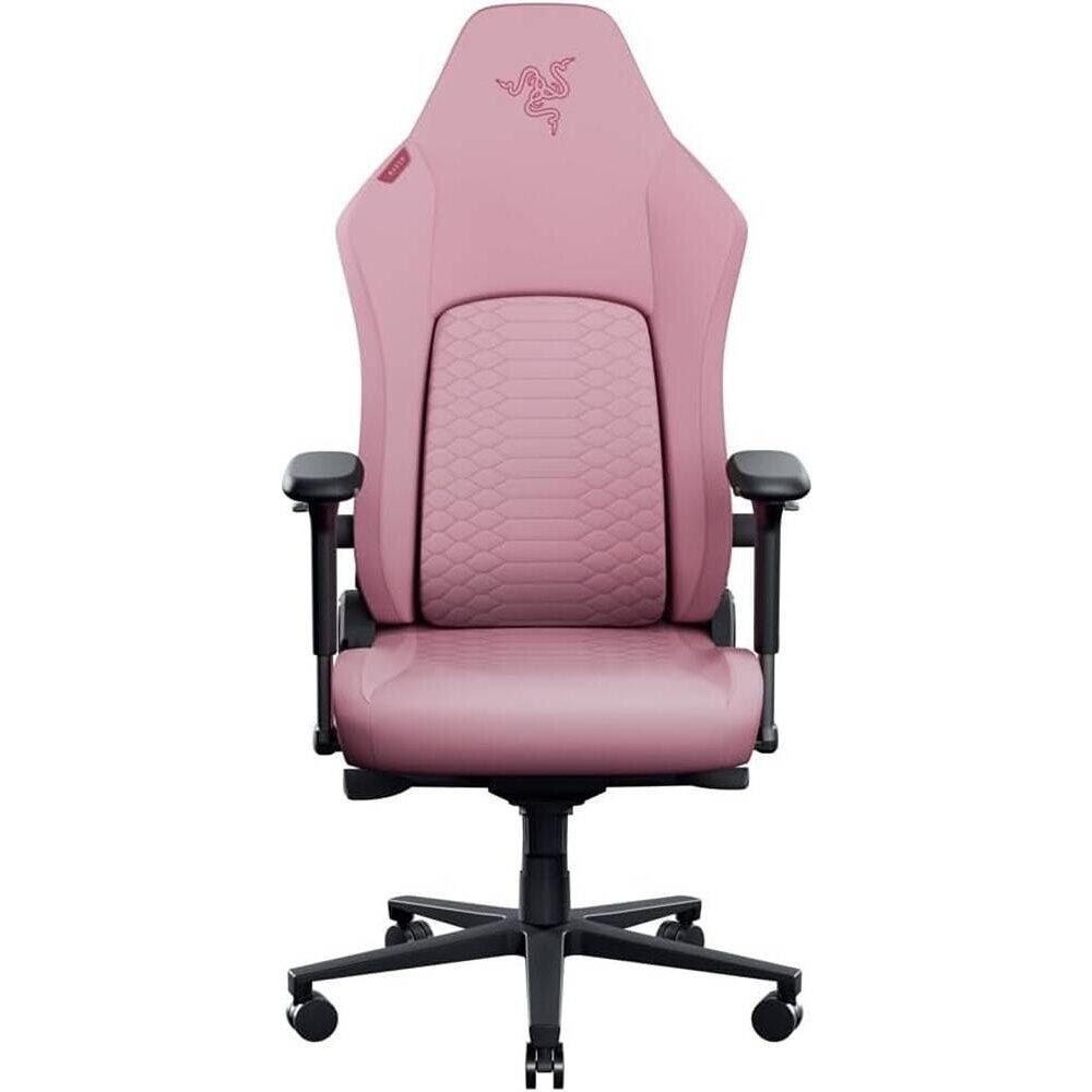Scaun Razer Iskur V2 X NewGen, tip spuma spumă turnată PU, suport lombar integrat, tetieră reglabilă, cotiere 2D, clasa de ridicare pe gaz 4, roz