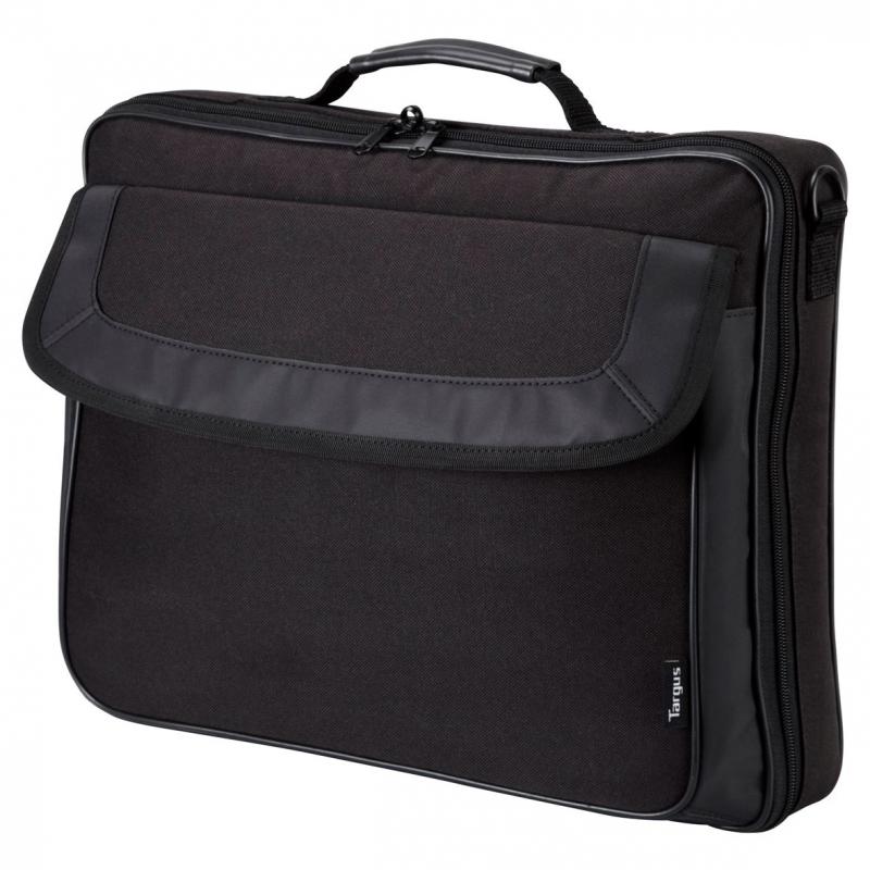 Geanta laptop Targus, TAR300, pentru laptopuri de pana la 15.6", material poliester, negru