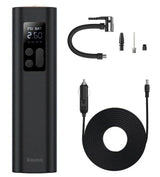 Compresor auto Baseus Super Mini, alimentare 12 V bricheta auto, display LED, presiune maxima 3 bar, negru