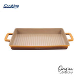 TAVA GRATAR ALUMINIU TURNAT 36 x 26.4 x 4 CM, NICOLAI TAND, ORIGINI, COOKING BY HEINNER