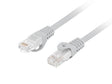 Patch cord Cat.6 UTP LSZH Cu 0,25 m gri, Fluke Passed