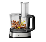 Robot de bucatarie PHILIPS Viva Collection HR7530/10, vas 2.1l, blender 1.5l, 850W, 2 trepte viteza, Negru