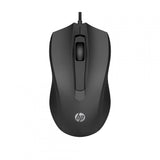 HP MOUSE Wired 105, Culoare: Negru, Dimensiuni: 11.66 x 6.43 x 3.72 cm, Greutate: 0.09kg, Garantie 1 an