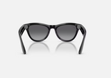 RayBan Meta SKYLER High Bridge Fit - Shinny Black - Graphite Gen2