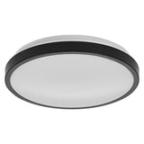 Plafoniera LED pentru baie Ledvance Orbis Disc Black, 18W, 2200 lm, lumina alba (3000-4000K), IP44, Ø300x47mm, aluminiu/metal, Negru
