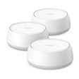 BE3600 Whole Home Mesh Wi-Fi 7 System SPEED: 688 Mbps at 2.4 GHz + 2882 Mbps at 5 GHz SPEC: Internal Antennas, 2 × 2.5 Gigabit Ports (WAN/LAN auto-sensing), 160MHz for 5 GHz, 4-Stream FEATURE: Deco App, Router/AP Mode, IPv6, IPTV