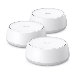 BE3600 Whole Home Mesh Wi-Fi 7 System SPEED: 688 Mbps at 2.4 GHz + 2882 Mbps at 5 GHz SPEC: Internal Antennas, 2 × 2.5 Gigabit Ports (WAN/LAN auto-sensing), 160MHz for 5 GHz, 4-Stream FEATURE: Deco App, Router/AP Mode, IPv6, IPTV