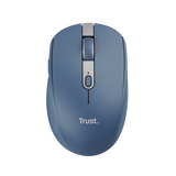 Mouse Trust Ozaa compact, rezolutie maxima 3200 DPI, interfata USB-A, USB-C, albastru