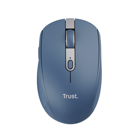 Mouse Trust Ozaa compact, rezolutie maxima 3200 DPI, interfata USB-A, USB-C, albastru