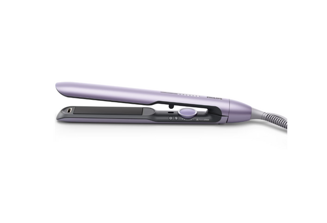 Placa de indreptat parul PHILIPS BHS742/00, 230 grade, Invelis ceramic, Violet, L x A x I (mm) 120x370x95