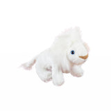 Pluș leu alb, 14 cm