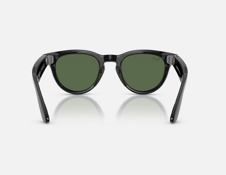 Ray-Ban Meta Headliner Gen 2 AI Glasses Shiny Black/G-15 Green RW4013 601/71 50