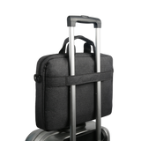Geanta laptop Lenovo Casual Toploader T210, 15.6", Black, rezistent la apa, compartiment accesorii, compartiment laptop captusit, Material: Textil, Dimensiuni externe: 362 x 22 x 250 mm, Greutate: 465g