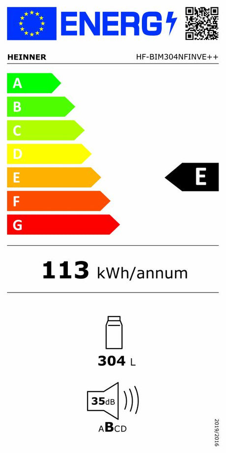 FRIGIDER INCORPORABIL HEINNER HF-BIM304NFINVE++