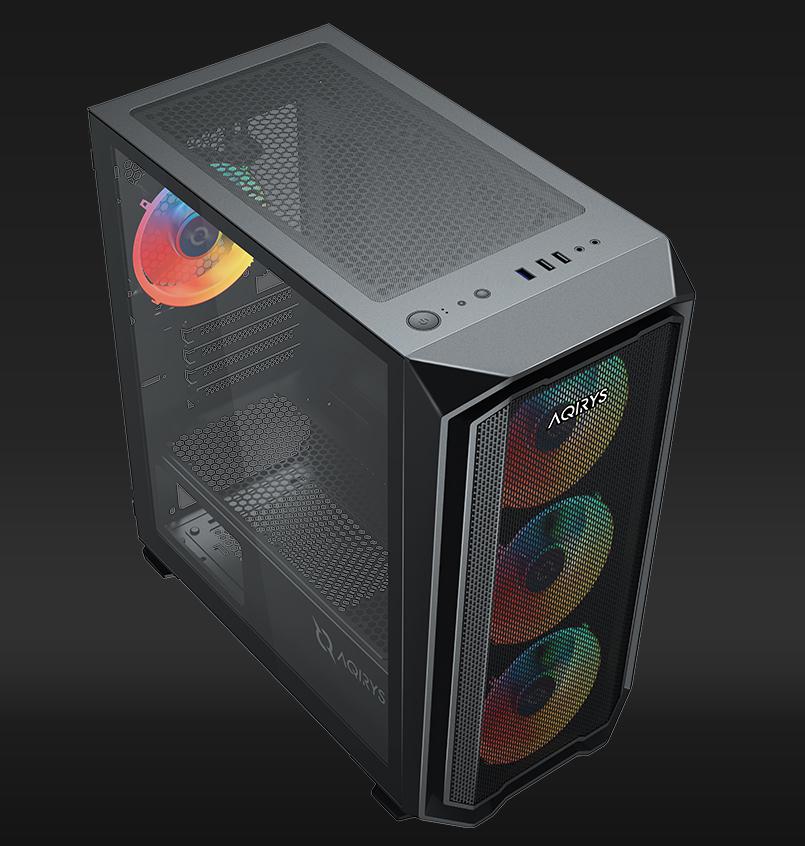 Carcasa Aqirys Wezen Midi Tower Black RGB
