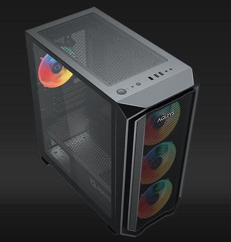 Carcasa Aqirys Wezen Midi Tower Black RGB
