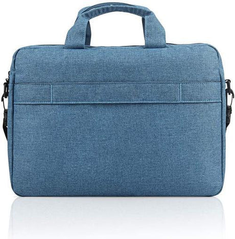 Geanta laptop Lenovo Casual Toploader T210, 15.6", Blue, rezistent la apa, compartiment accesorii, compartiment laptop captusit, Material: Textil, Dimensiuni externe: 362 x 22 x 250 mm, Greutate: 465g