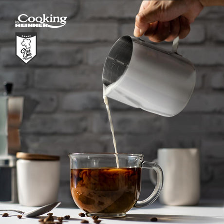CANA INOX LAPTE 550 ML, COOKING BY HEINNER, CHEF LINE