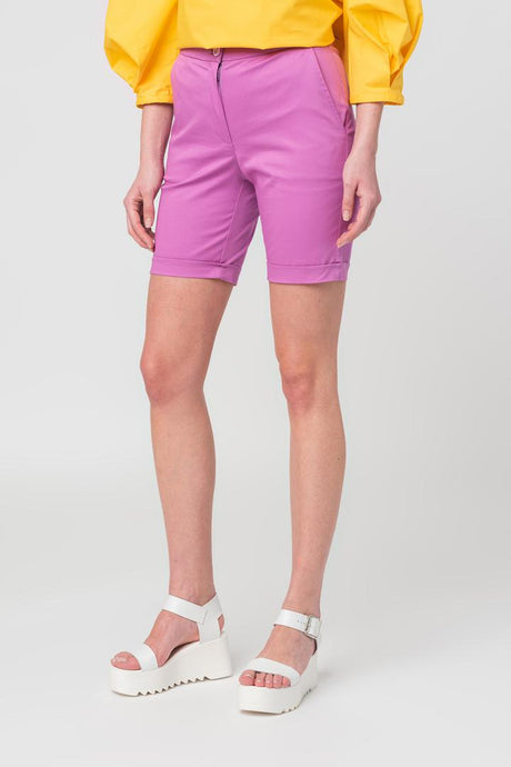 PANTALONI SCURT CASUAL FEMEI LILA L