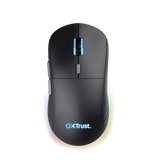 Mouse Trust GXT980 REDEX wireless, USB 2.0, rezolutie maxima 10000 DPI, 6 butoane, iluminare full RGB , negru