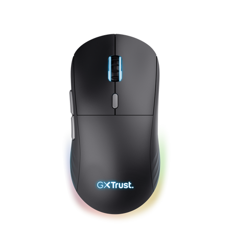 Mouse Trust GXT980 REDEX wireless, USB 2.0, rezolutie maxima 10000 DPI, 6 butoane, iluminare full RGB , negru