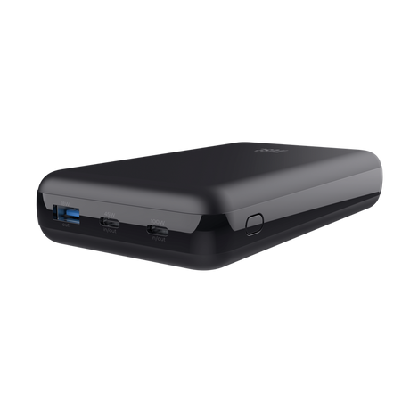 Baterie externa pentru laptop Trust Laro, 100W, interval voltaj 5 V - 20 V,  negru