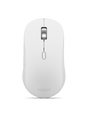 Mouse silentios Bluetooth Lenovo Yoga; pana la 4000DPI; tip: full size ambidextru; senzor: IR optic; numar de butoane: 6 (programabile); conectivitate: Bluetooth 5.3, se poate conecta la 3 dispozitive; greutate: 88g; compatibil cu Windows 10, Windows 11; include 1 x baterie de tip AA; culoare: alb