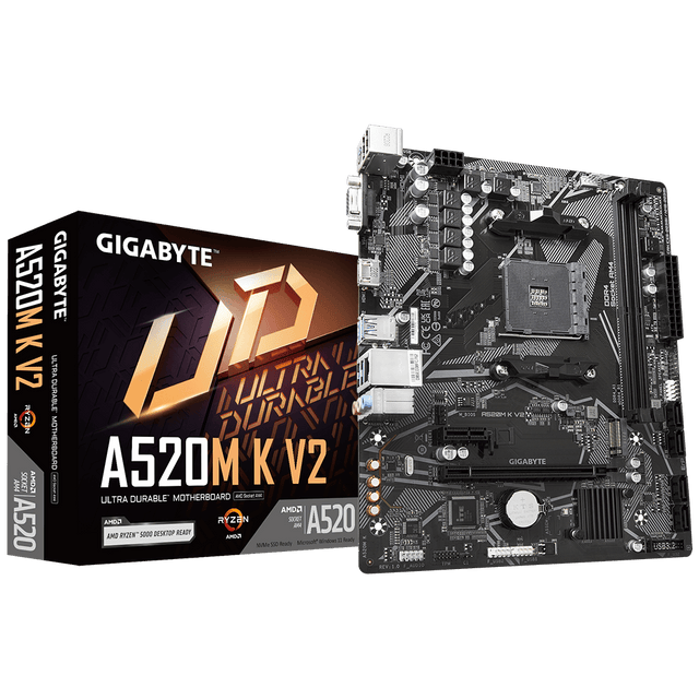 Placa de baza Gigabyte A520M K V2 AM4
