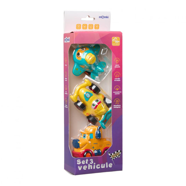 SET 3 VEHICULE ACTIONATE PRIN INERTIE