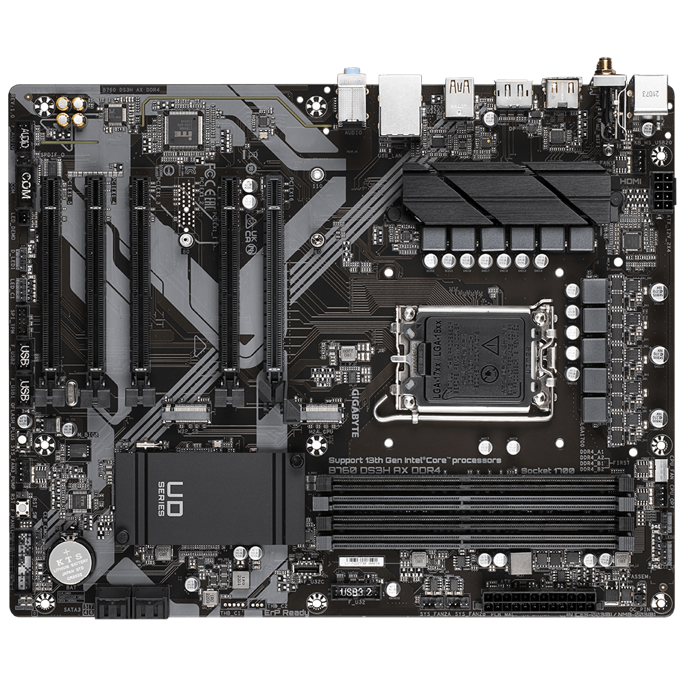 Placa de baza Gigabyte B760 DS3H AX DDR4 LGA1700