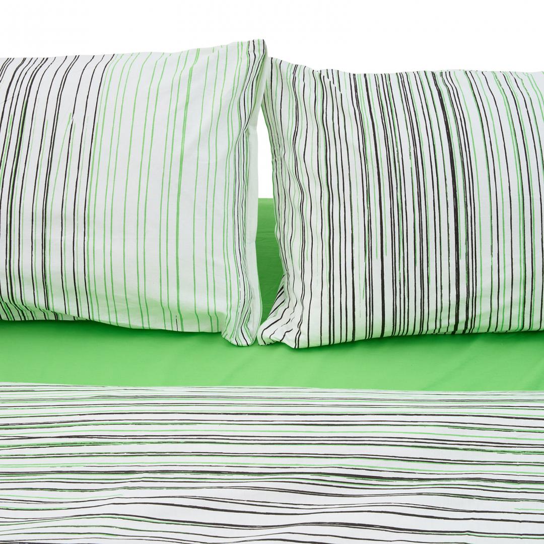 Set de pat,cearceaf cu elastic180x200,Mils