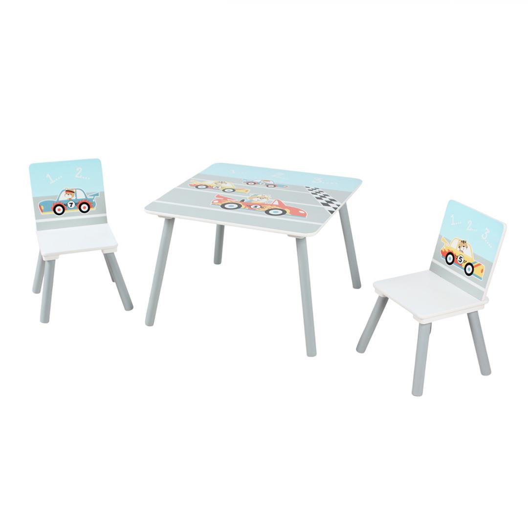 Set 2 scaune +birou Cars, U-Grow