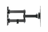 Suport TV Serioux LCD/LED, TV68-223, compatibilitate  dimensiune ecran 23"-43", material otel, VESA:100x100, 100x200, 200x100, 200x200, greutate maximă suportata: 30 kg, profil: 56~378mm, inclinare: ＋3°～-10°, pivotare: +90°~-90°, management cabluri, negru
