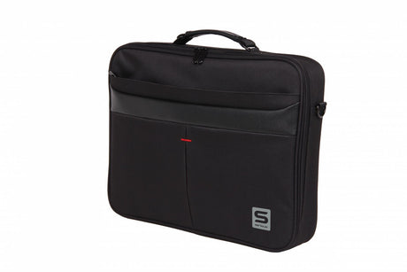 Geanta notebook Serioux, SRX-8444, dimensiuni 40 x 30 x 6 cm, compartiment laptop: max 15.6", bretea spate pentru prindere troller, curea de umar ajustabila, material poliester