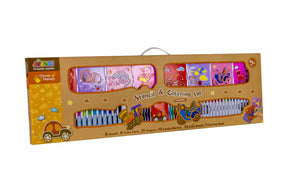 Set de colorat cu sabloane