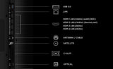 Televizor QD-MiniLED TCL 55MQLED75L, 138 cm, Smart Google TV, 4K Ultra HD, 144Hz, Onkyo (Model 2026)