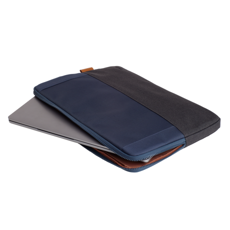 Husa laptop Trust Lisboa, pentru laptopuri cu diagonale pana in 16", materal POM, RPET Polyester, RPET, volum 1.5 L, albastru