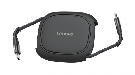 Cablu Lenovo 240W USB-C Retractable; Greutate: 0.07kg; Dimensiuni: 120 mm x 100 mm x 30 mm; Culoare: Negru; Garantie: 1 an