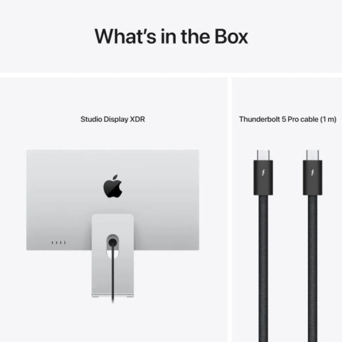 Apple Studio Display XDR - 27" Retina 5K - Nano-Texture Glass with Tilt and Height - Adjustable Stand