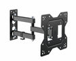 Suport TV Serioux LCD/LED, TV68-223, compatibilitate  dimensiune ecran 23"-43", material otel, VESA:100x100, 100x200, 200x100, 200x200, greutate maximă suportata: 30 kg, profil: 56~378mm, inclinare: ＋3°～-10°, pivotare: +90°~-90°, management cabluri, negru